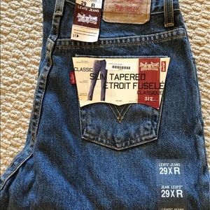 Vintage New with Tags LEVIS 512 Jeans